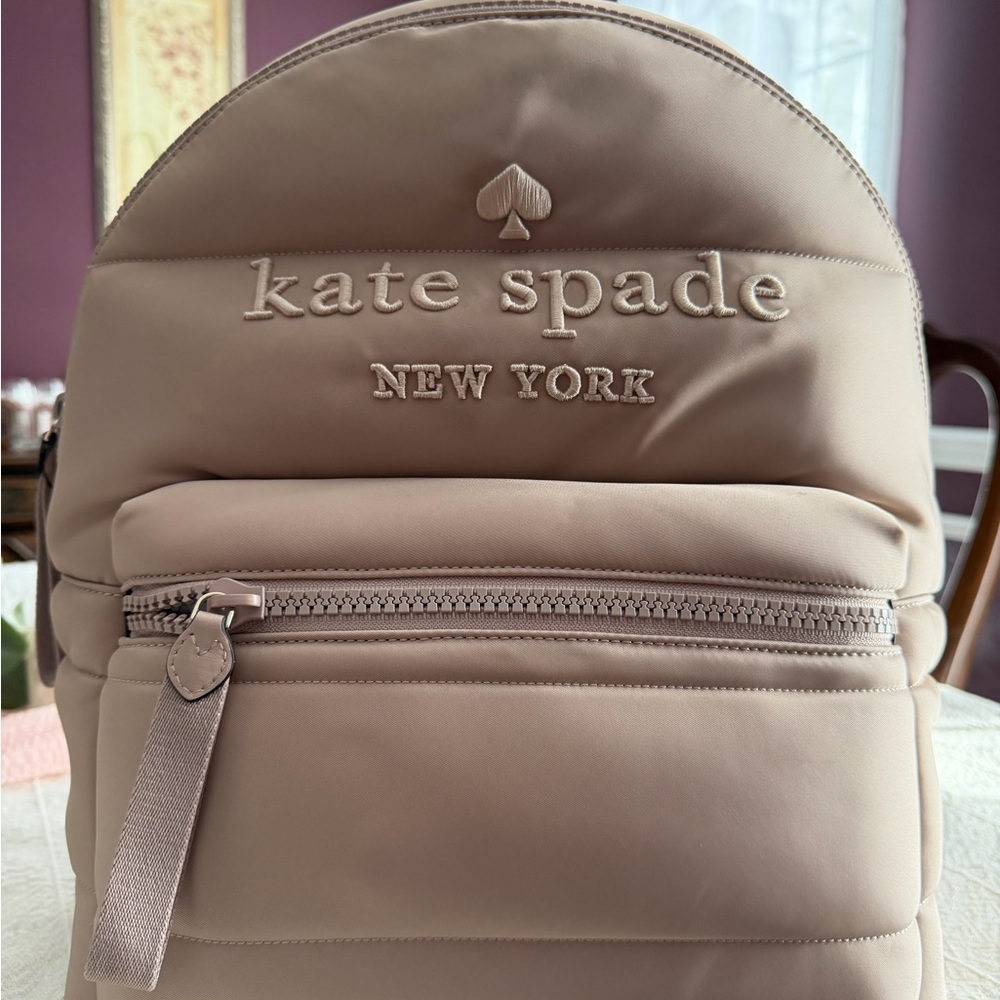 Kate Spade Taupe Backpack